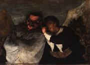 Honore  Daumier Crispin and Scapin china oil painting reproduction